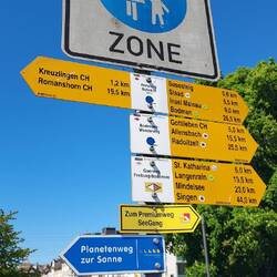 Start am Hafen im Konstanz
