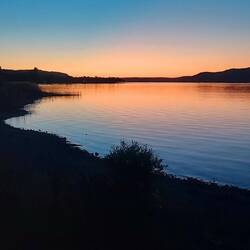 Traumhafte Abendstimmung am See
