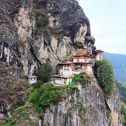 Tiger's Nest from near the highest elevation of the trail.