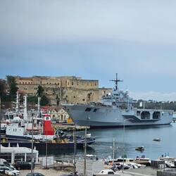 Brindisi has a strong military presence