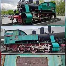 Alte deutsche Lok aus München