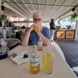 Savannah saves the day. It was nice, as was the seafood lunch.