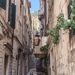 Old town alleyway