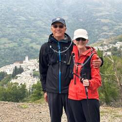 Happy memories at the junction with the TransAndalus mountain bike route