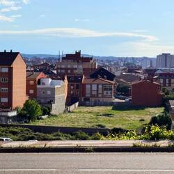 Looking back toward Leon