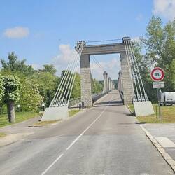 Auf der Strecke. Ich war kurz am überlegen, da mein Womo 4,9 Tonnen hat