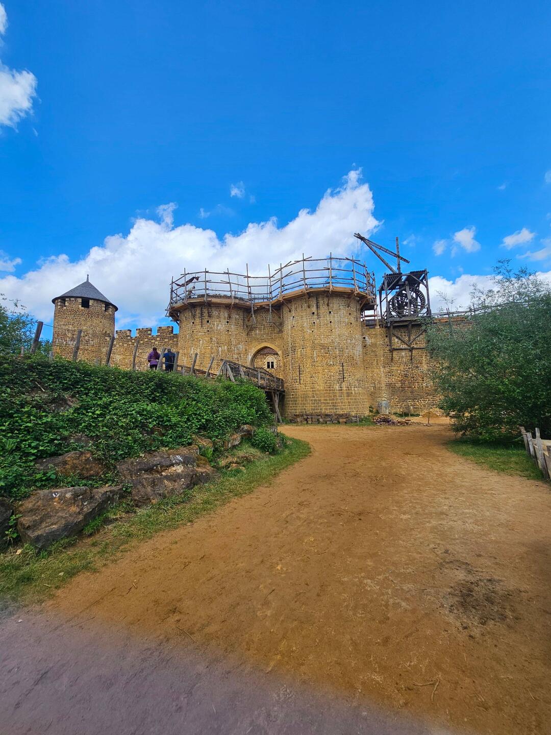Ankunft in Guedelon