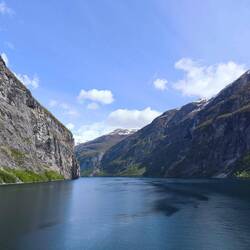Einfahrt Geirangerfjord
