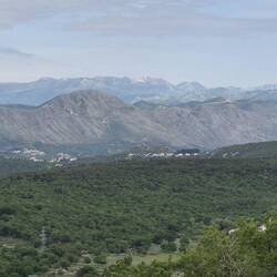 Dinarosches Gebirge Richtung Montenegro