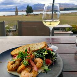 Chilli garlic prawns