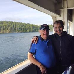 Was special to have dad with us at the beginning. His truck was a big help too!