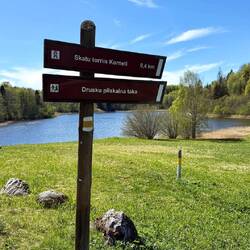 Gut ausgeschilderter Nature Trail
