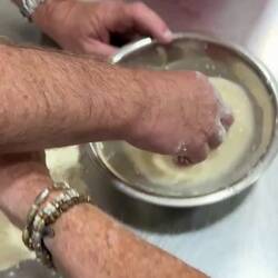 Making the pizza base
