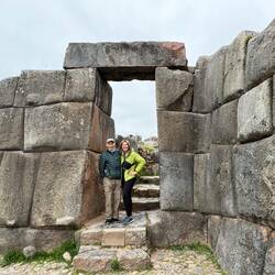 The Inca people paid "taxes" though labor to build these structures