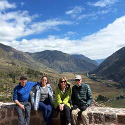 Valley view and just before the puffer jackets were stowed away