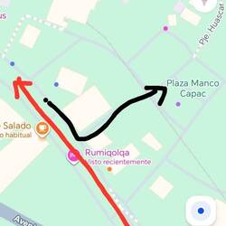 Map sent by our Machu Picchu guide along with a message "run for tickets!"