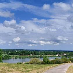 And a view over La Loire River