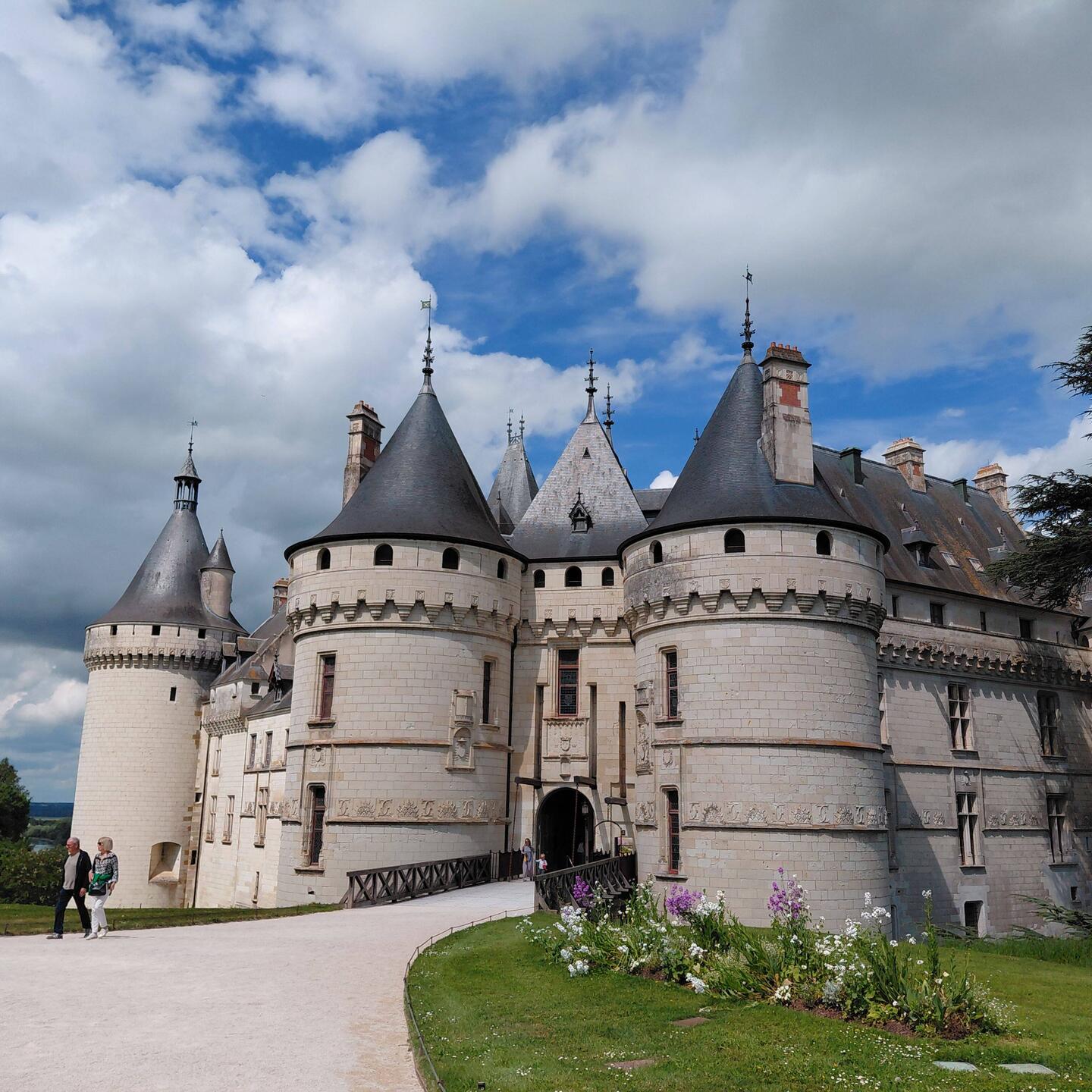 An imposing Chateau with 'fairytale' turrets
