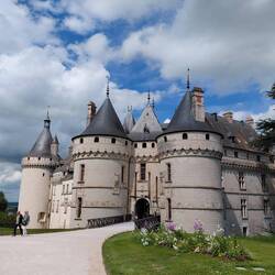 An imposing Chateau with 'fairytale' turrets