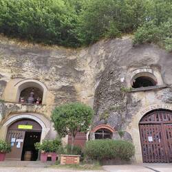 The entrance to Cathelineau Wine Càve, just outside Vouvray