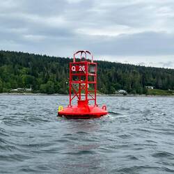 Passed this shoal buoy rather close.