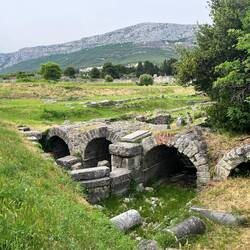 Les vestiges de la ville de Salona