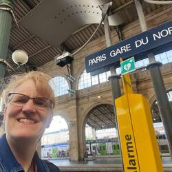 Ankunft in Paris