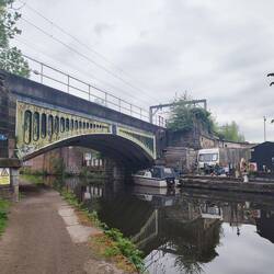 Canal bridges usually have numbers but this railway bridge was simply called Bridge A