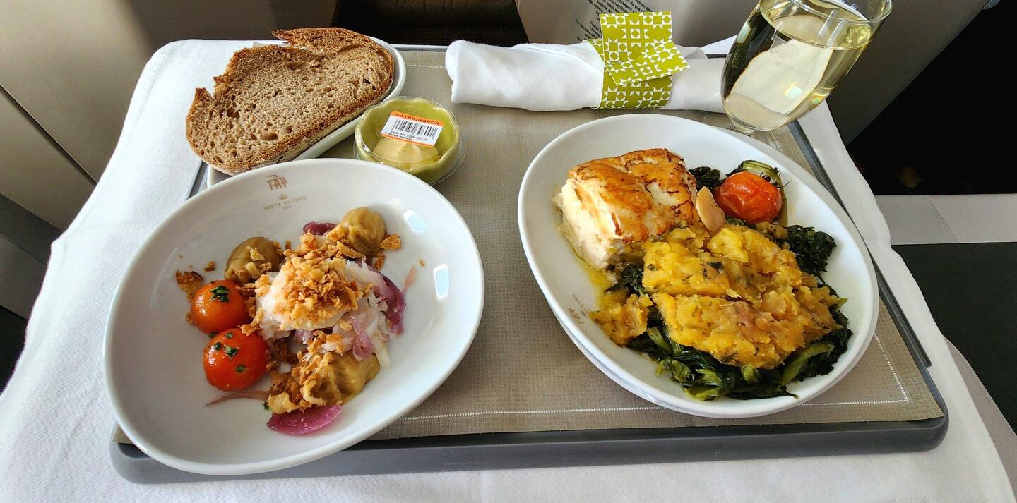 Dinner on my way to Toronto