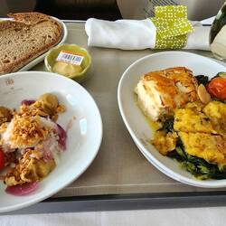 Dinner on my way to Toronto