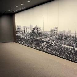 So sah es in Hiroshima nach dem Abwurf der Atombombe aus.
