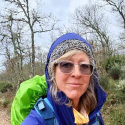 New hat in the rain