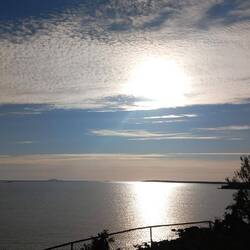 Strandaussicht von oben