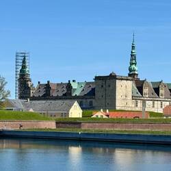 Schloss Kronborg vom Städtchen aus
