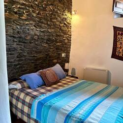 Reformed bedroom that was originally the stables