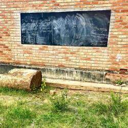 Outdoor maths class