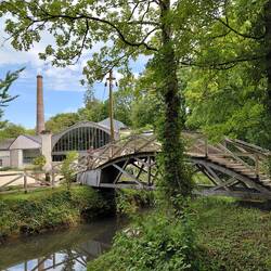 Leonardo's Swing Bridge
