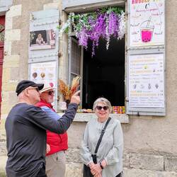 Naturally, there was a window through which, icecreams were sold