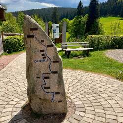 Auf dem Weg zur Bregquelle
