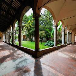 Cloister ... ... Basilica di Sant'Apollinare Nuovo — Ravenna, Italy.