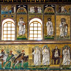 The magi & the enthroned Virgin ... Basilica di Sant'Apollinare Nuovo — Ravenna, Italy.