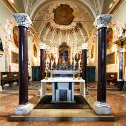 The columns are of black porphyry ... Basilica di Sant'Apollinare Nuovo — Ravenna, Italy.