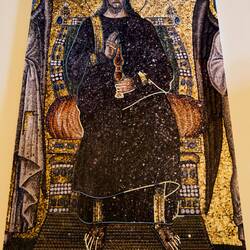 One of three touch panels for the visually impaired ... Basilica di Sant'Apollinare Nuovo — Ravenna.