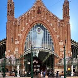 Die frühere Markthalle .....