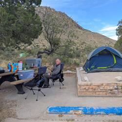 Tent campsite