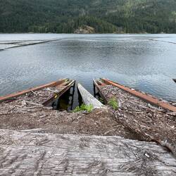 Another view of the log slide