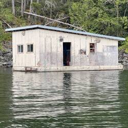 Some kind of storage shed near the second fish farm.