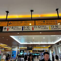 Notoriously difficult Shinjuku Station: Where is platform 9? Oh, there it is!