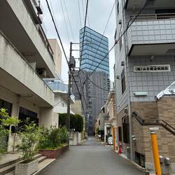 On my way to Shinjuku Gyoen National Garden: New skyscrapers everywhere
