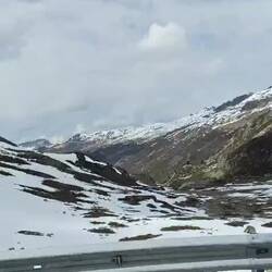 Bastante nieve para estar en mayo